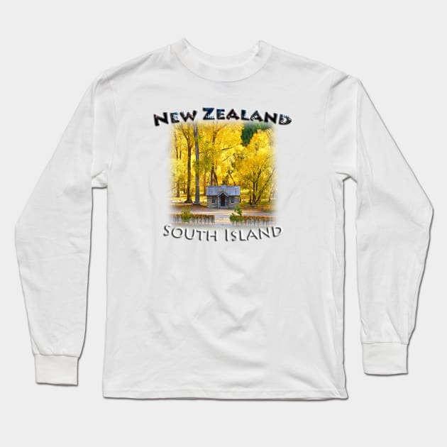 New Zealand - South Island, Arrowtown Long Sleeve T-Shirt by TouristMerch
